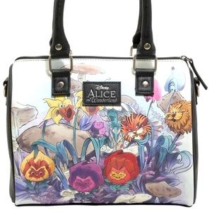 Loungefly and Disney Alice In Wonderland Barrel Purse Arm Crossbody or Shoulder!